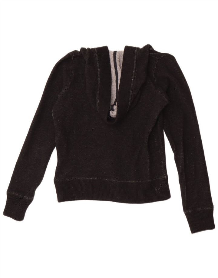 Damski sweter z kapturem Woolrich UK 10 Small Black Wełna