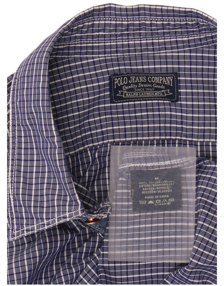 Koszula męska RALPH LAUREN, bawełniana w kratkę, w kolorze średniego błękitu