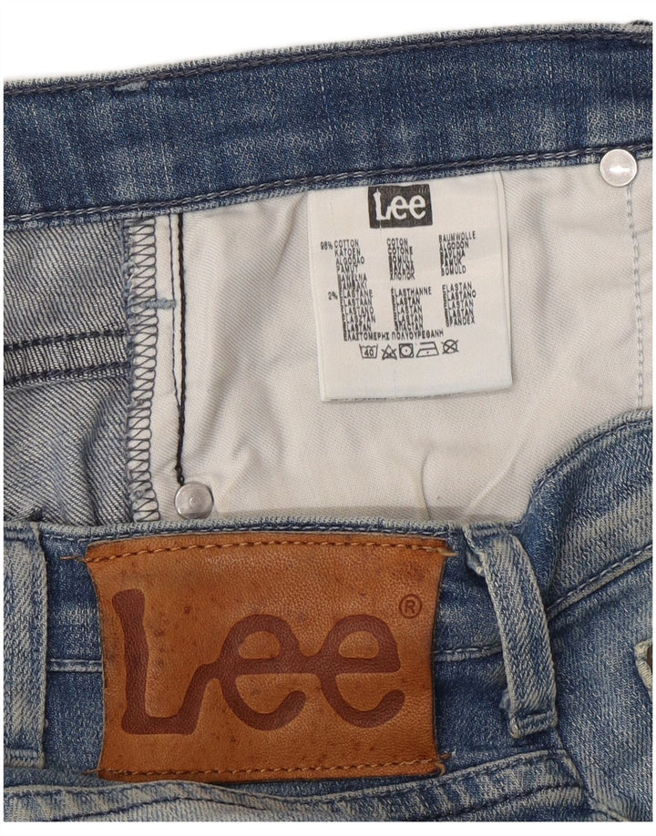Męskie spodenki jeansowe Lee Lowell W30, średnioniebieskie, bawełniane