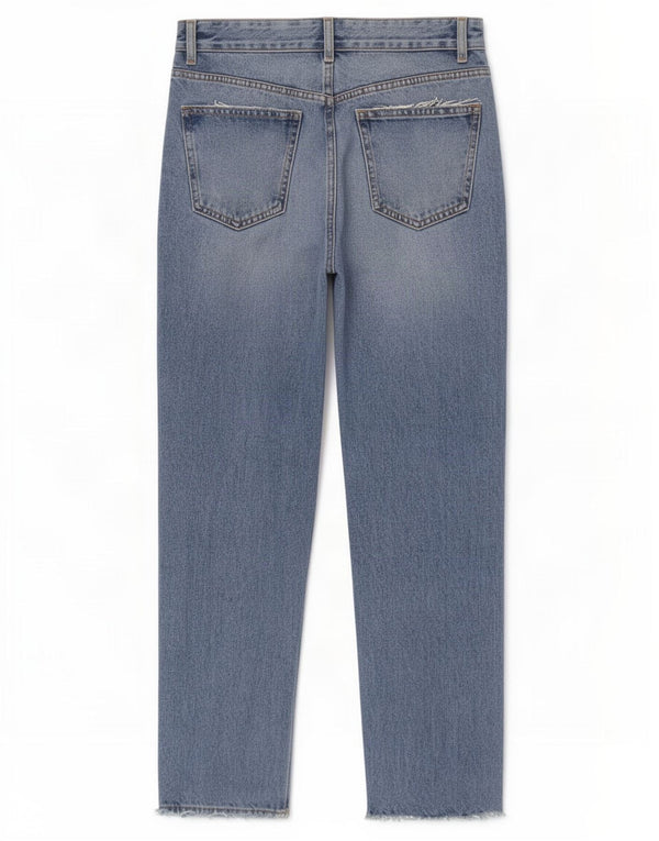 Damskie jeansy z wysokim stanem Zara EU 40 Medium W30 L27 Niebieskie
