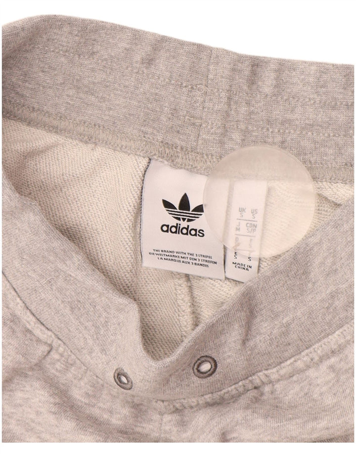 Męskie spodenki sportowe ADIDAS, małe, szare, bawełniane