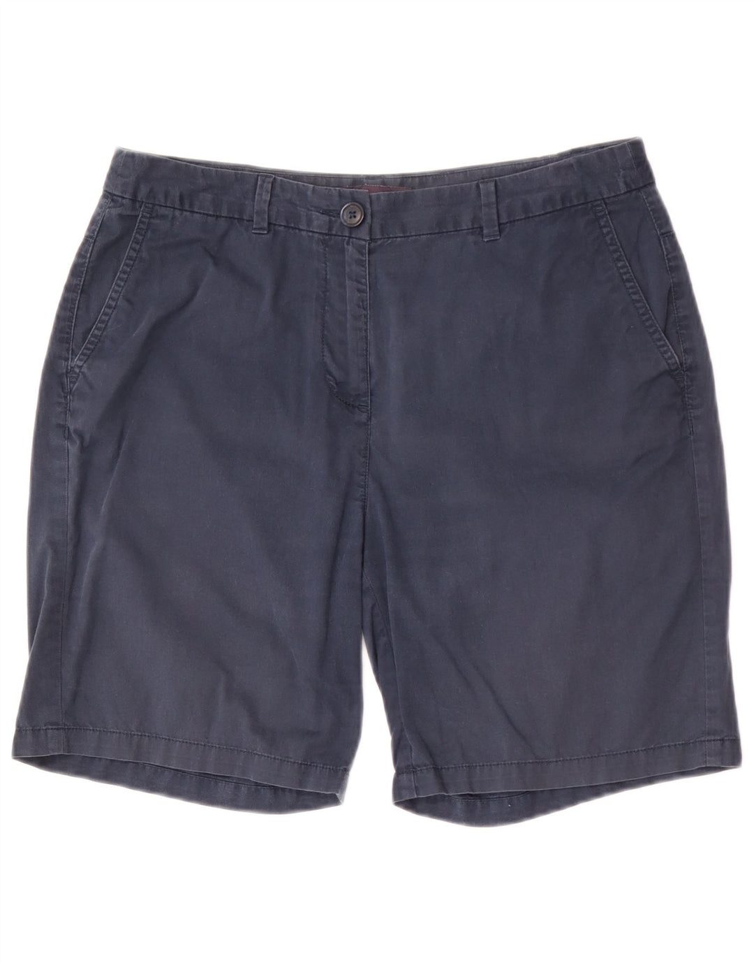 Marks & Spencer Damskie spodenki Chino UK 12 Medium W30 Granatowe, bawełniane