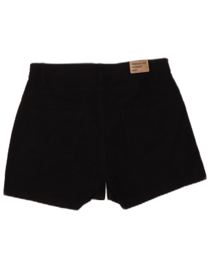 Damskie spodenki jeansowe Dack's o regularnym kroju IT 42 Medium W28, czarna bawełna