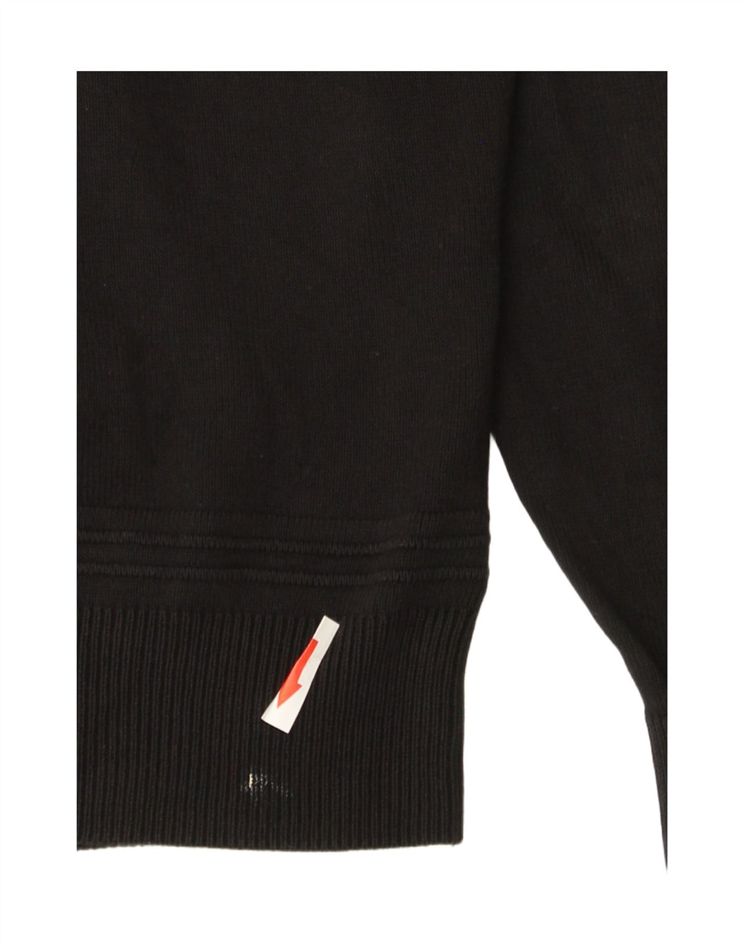 Zara Męski sweter rozpinany, duży, czarny, bawełniany