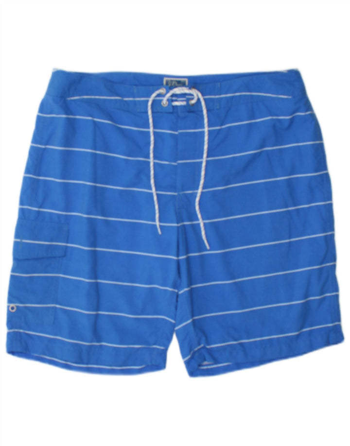 Męskie spodenki kąpielowe J. Crew w średnie niebieskie paski