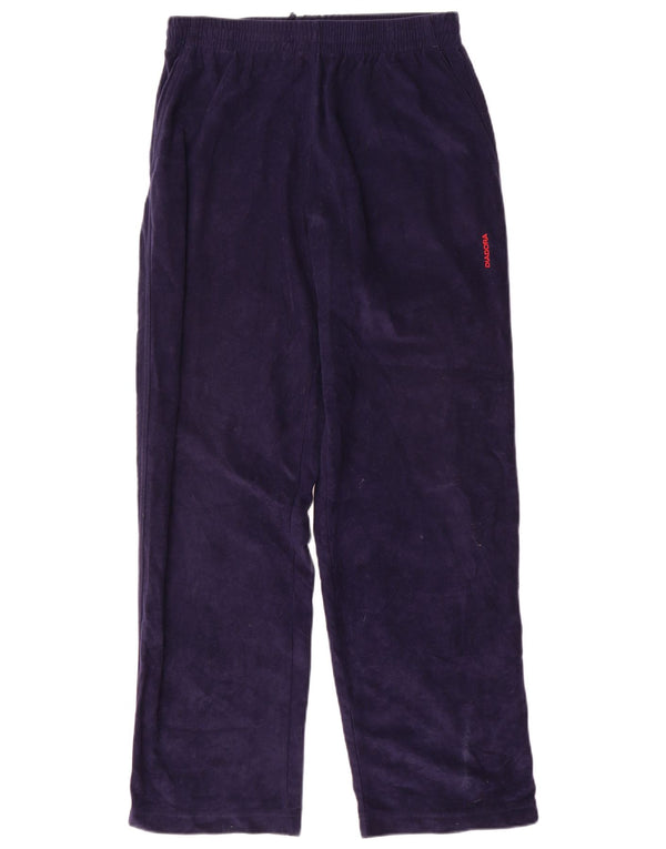 DIADORA Mens Velour Tracksuit Trousers XL  Navy Blue Polyester