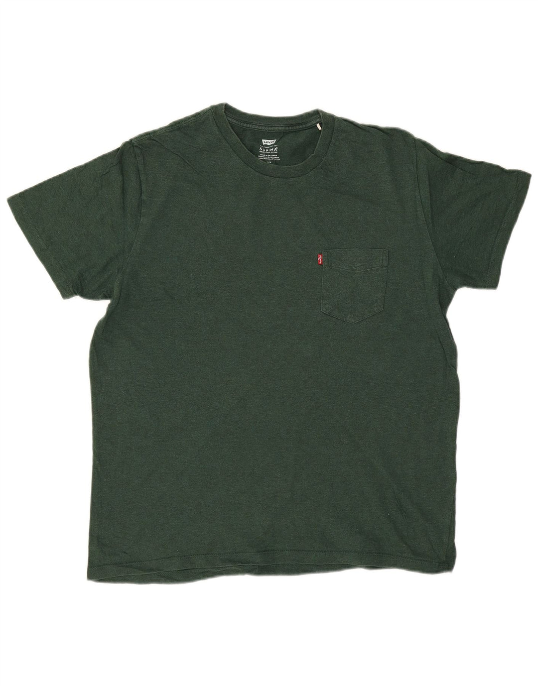 Męski T-shirt Levi's, duży, zielony