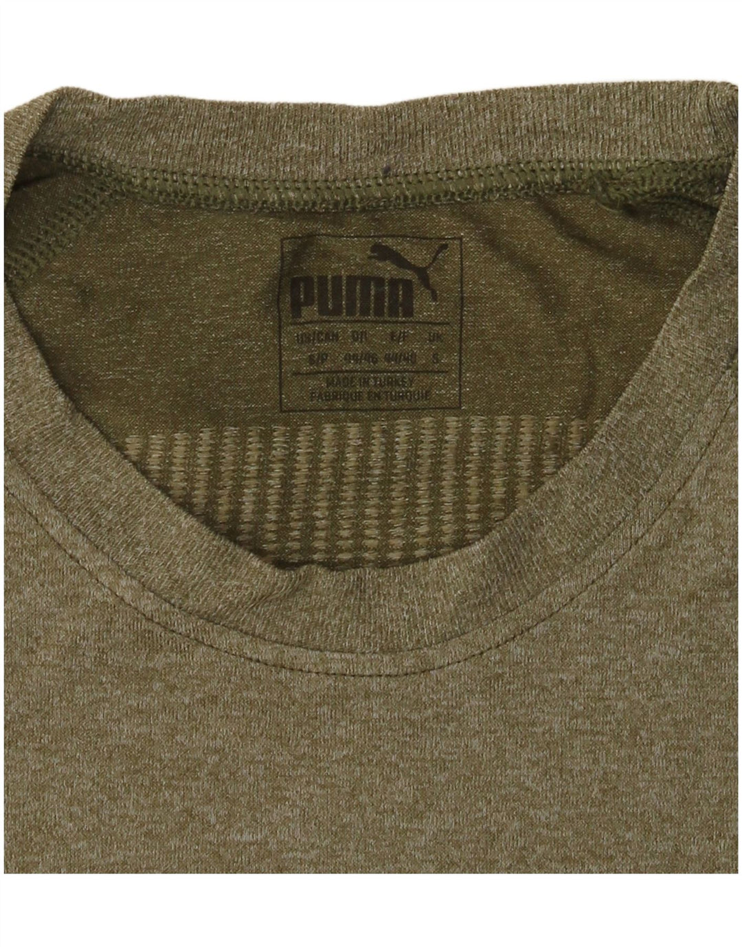 Męski t-shirt Puma Top, mały, khaki