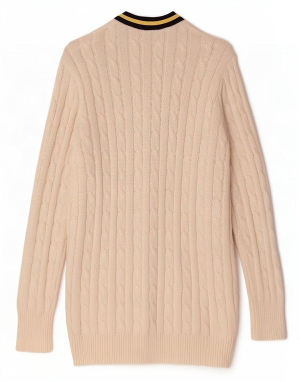Sweter damski Ralph Lauren UK 14, średni, biały, bawełniany