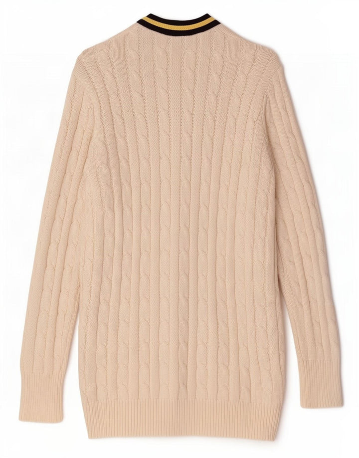 Sweter damski Ralph Lauren UK 14, średni, biały, bawełniany