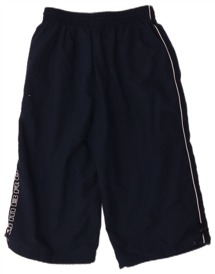 Męskie spodenki sportowe Umbro Graphic Bermudy, mały granatowy poliester