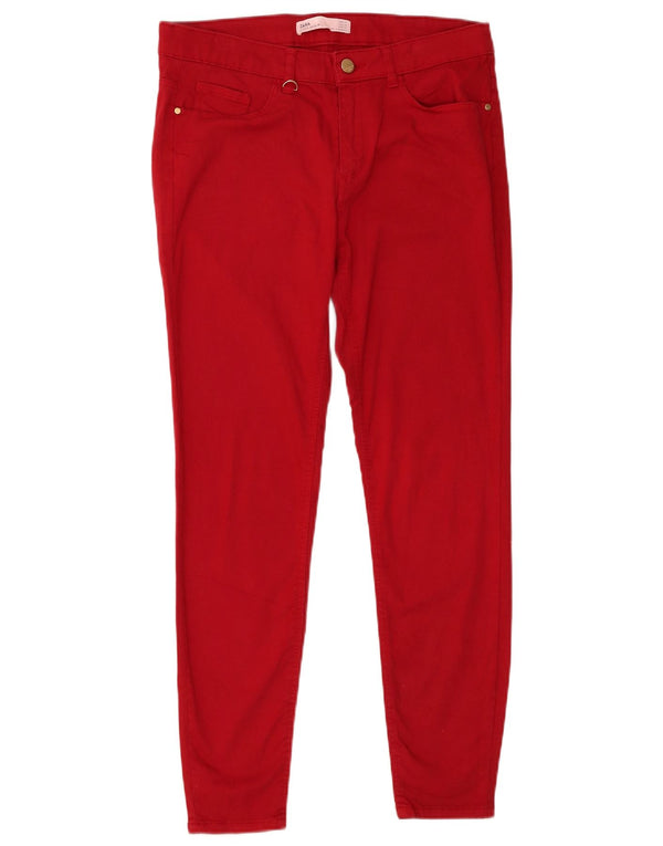 Spodnie damskie Zara Skinny Casual EU 40 Medium W30 L27 Czerwone