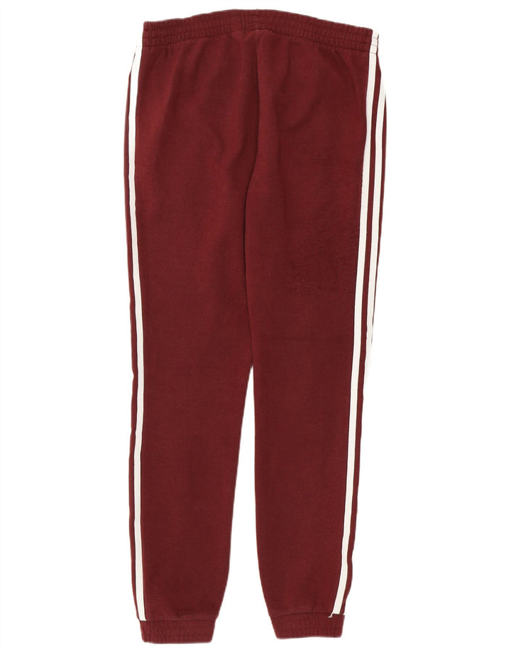 Damskie spodnie dresowe Adidas Joggers UK 10 Mały bordowy poliester