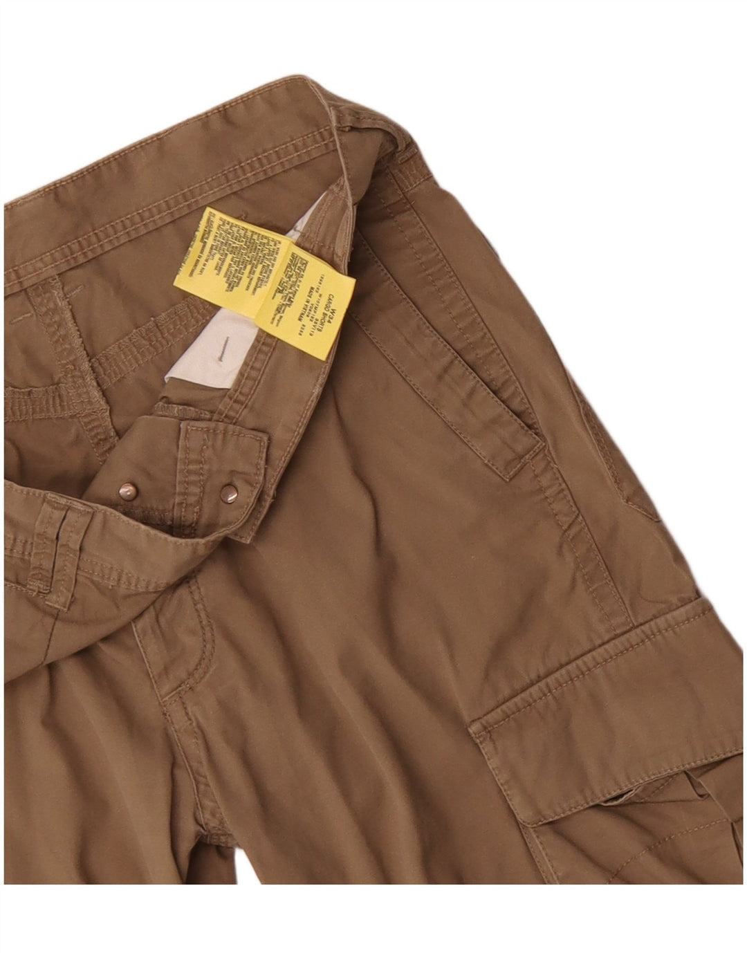 Męskie spodenki cargo Wrangler W34, duże, brązowe, bawełniane