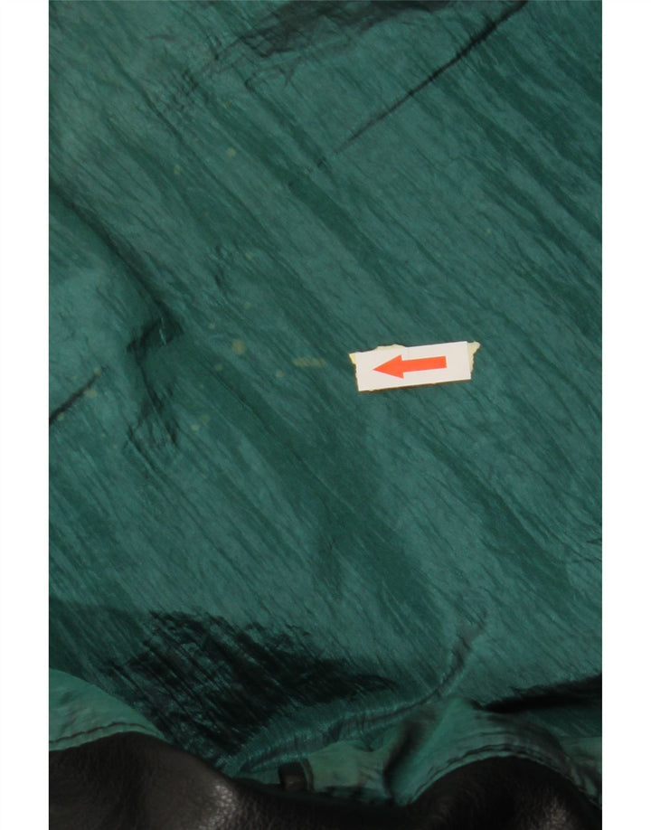 BERTO LUCCI Męska skórzana kurtka motocyklowa UK 36 Mała czarna skóra