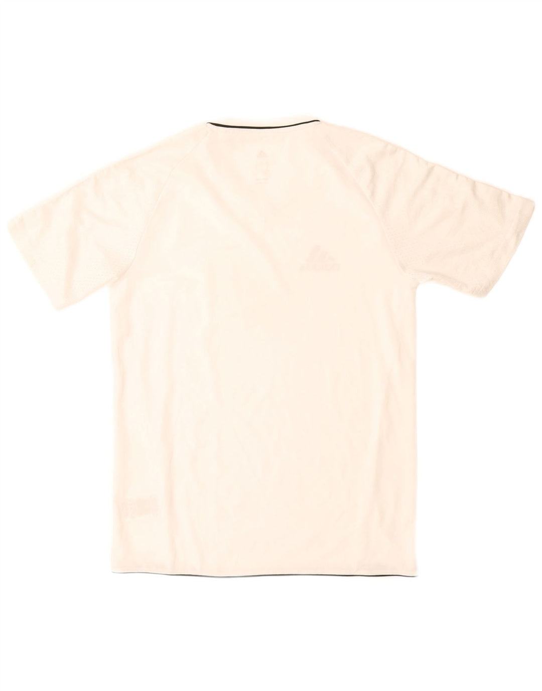 Adidas Męski T-shirt Climacool Top Mały Biały Poliester