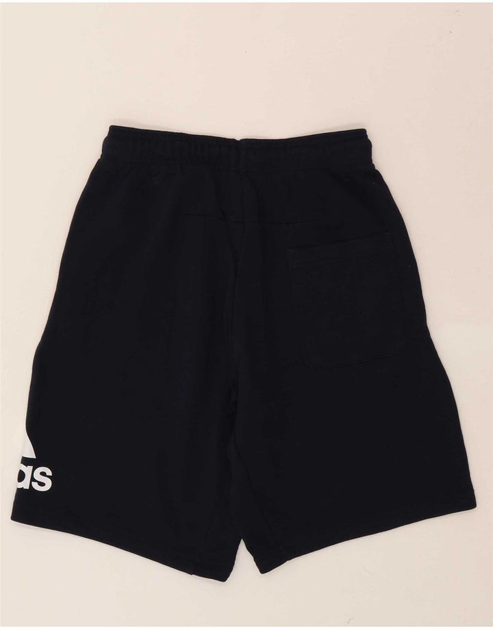 ADIDAS Mens Graphic Sport Shorts Medium  Navy Blue Cotton