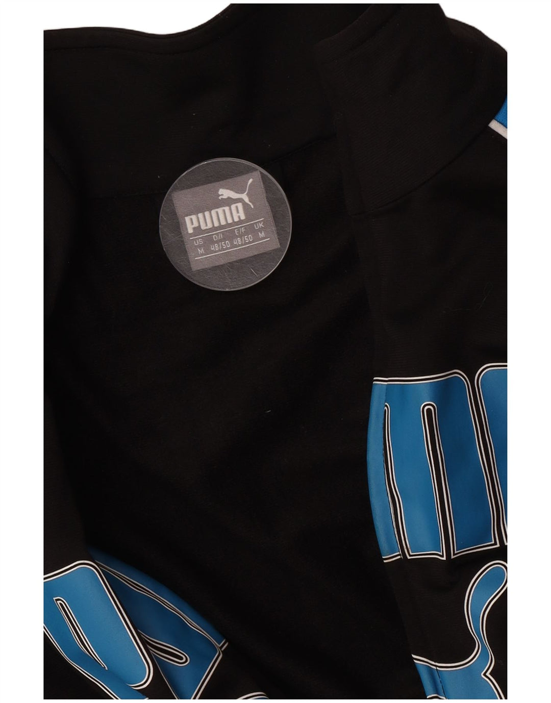 Męska kurtka dresowa Puma, średnia czarna, z blokami kolorów