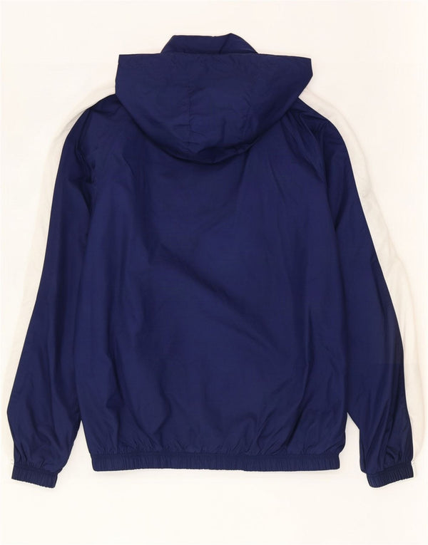 Męska bluza dresowa z kapturem Nike, mała, granatowa, nylonowa z blokami kolorów