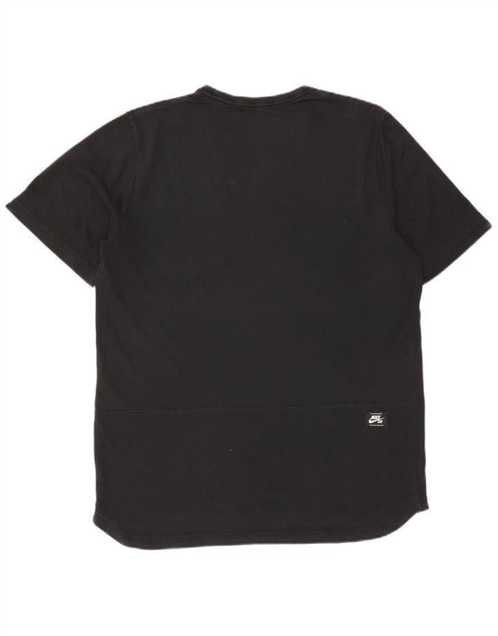 NIKE Mens Dri Fit T-Shirt Top XL Black Cotton