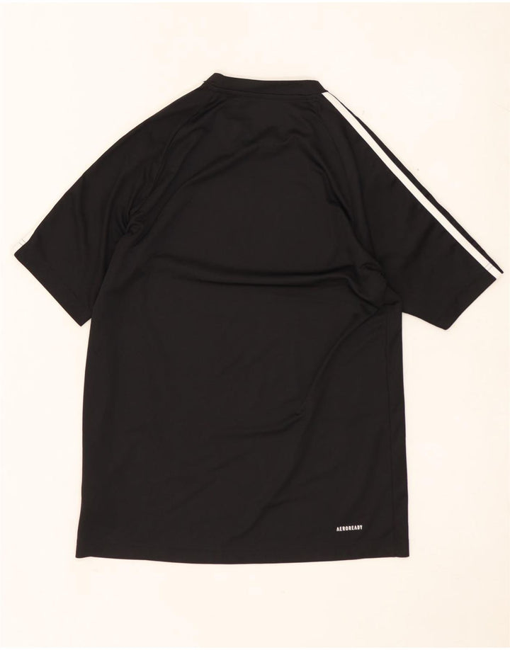 Męski T-shirt ADIDAS Aeroready, mały, czarny poliester
