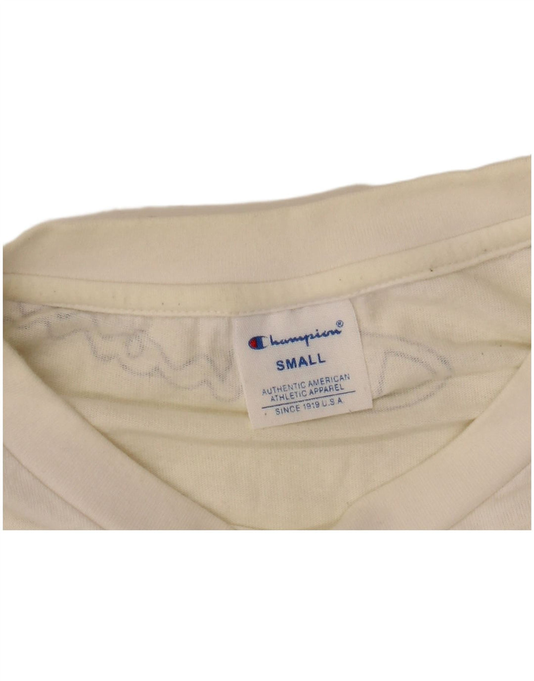 Damska koszulka Champion Oversized Graphic Top UK 10 Small White