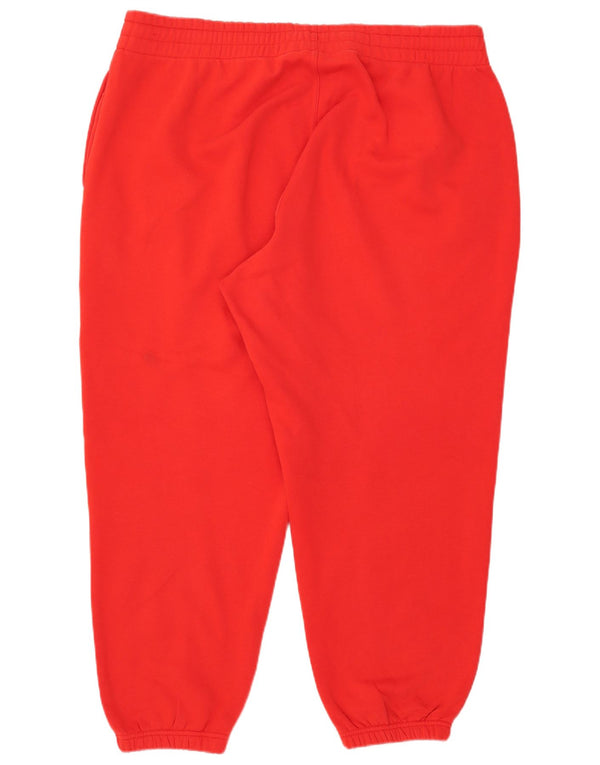 Damskie spodnie dresowe Adidas Joggers UK 24/26 2XL Czerwona bawełna