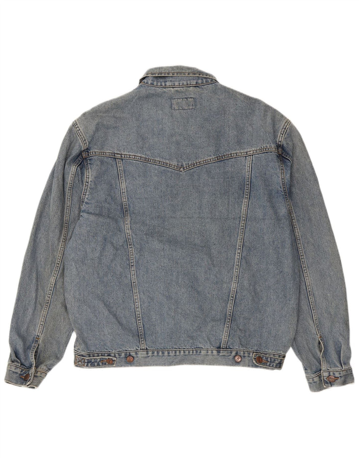 Męska kurtka dżinsowa Wrangler UK 42 XL, niebieska, bawełniana