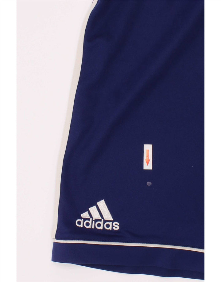 Adidas Chłopięce Spodenki Sportowe Climalite 13-14 Lat Niebieski Poliester