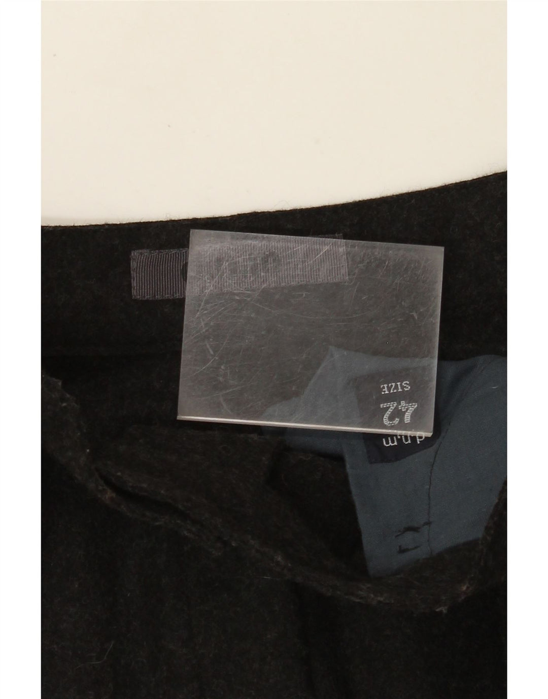 Damska spódnica w kształcie litery A VINTAGE IT 42 Medium W26 Czarna wełna