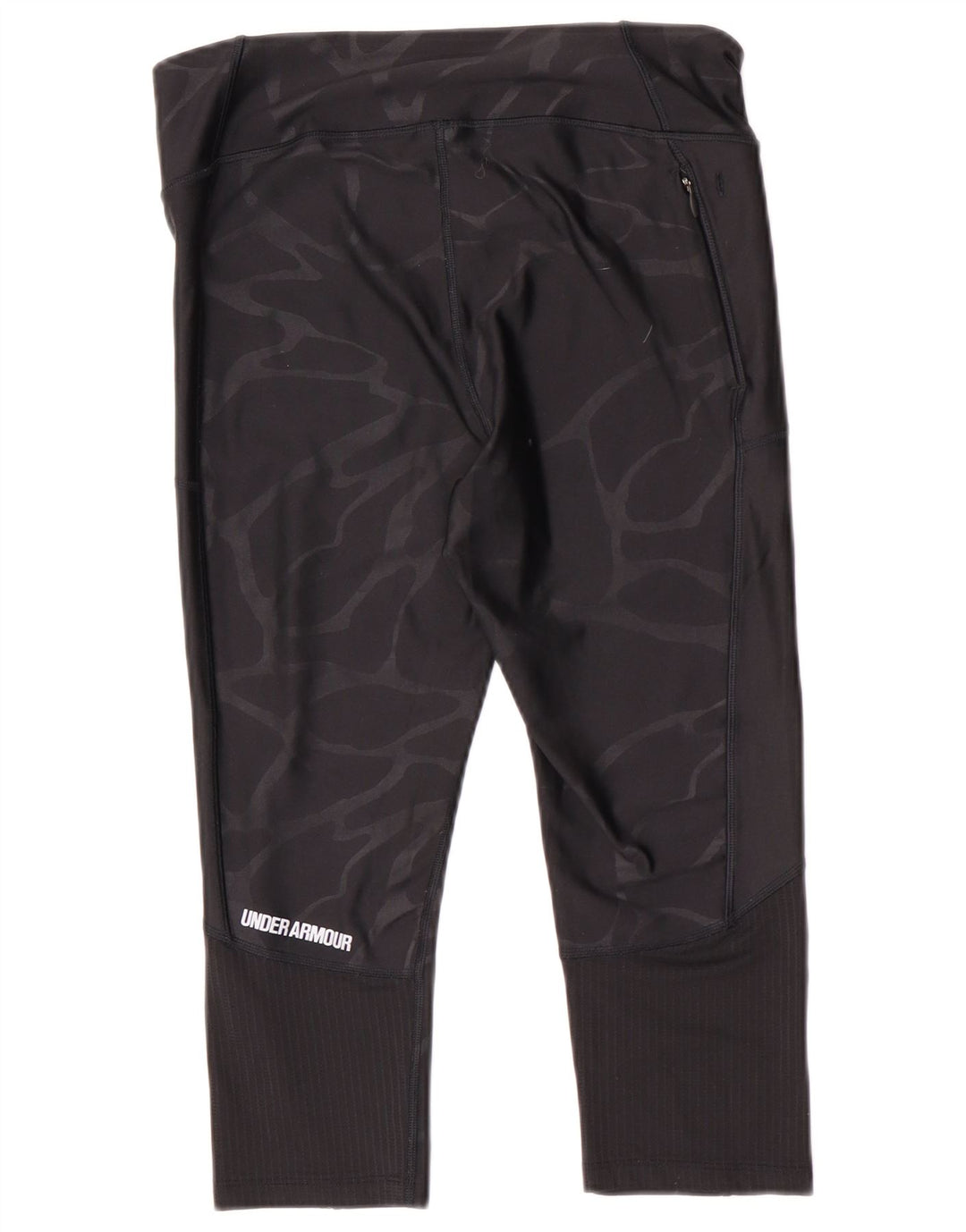 Damskie legginsy Capri Under Armour UK 14, średni czarny kamuflaż