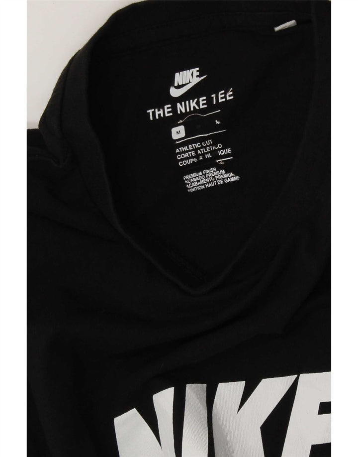 Męski T-shirt Nike Athletic Cut Graphic Top, średni czarny