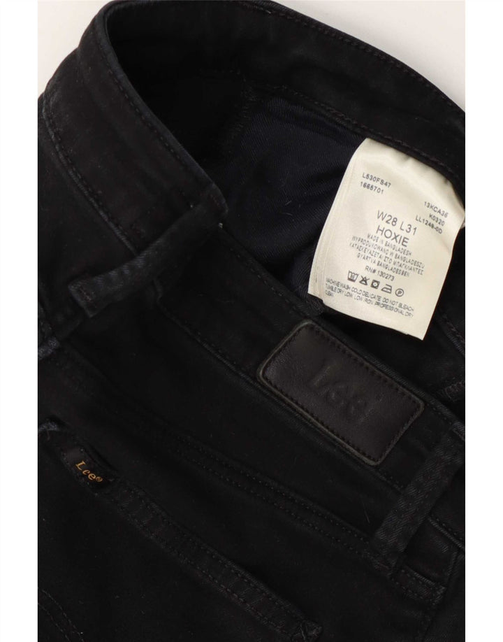 Damskie jeansy Lee Hoxie Bootcut W28 L31, czarne, bawełniane