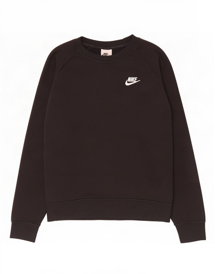 Damska bluza dresowa Nike UK 14, średnia czarna bawełna