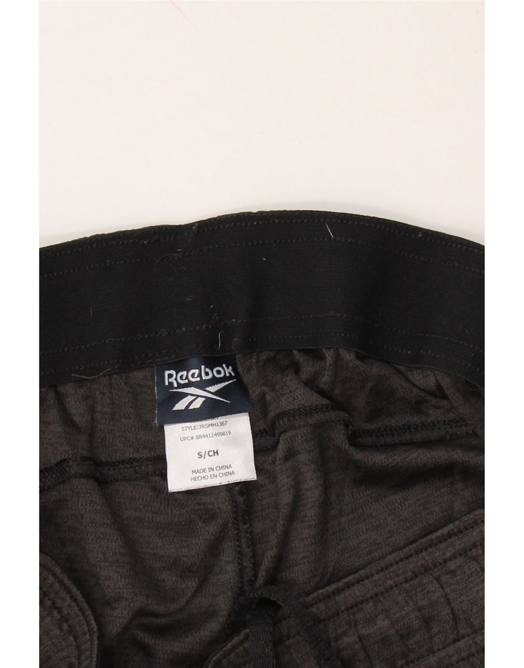REEBOK Mens Sport Shorts Small Grey Polyester Vintage Reebok and Second-Hand Reebok from Messina Hembry 