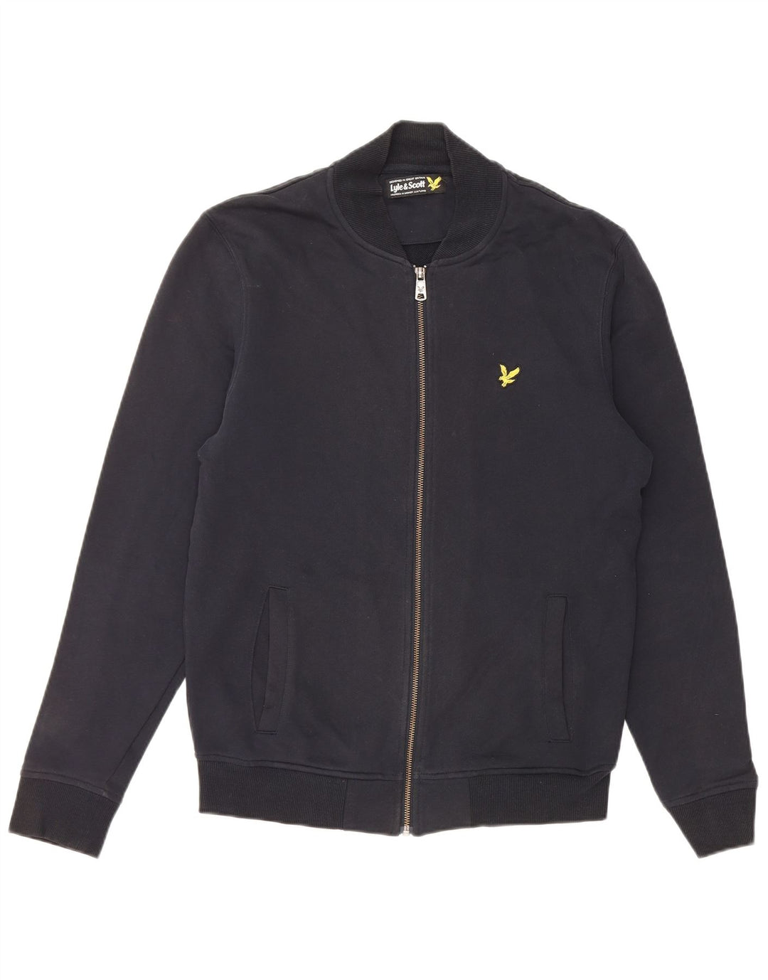 Męska kurtka dresowa LYLE & SCOTT, średnia, granatowa, bawełniana