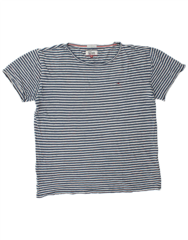 T-shirt męski Tommy Hilfiger, bawełniany, średni, granatowy w paski