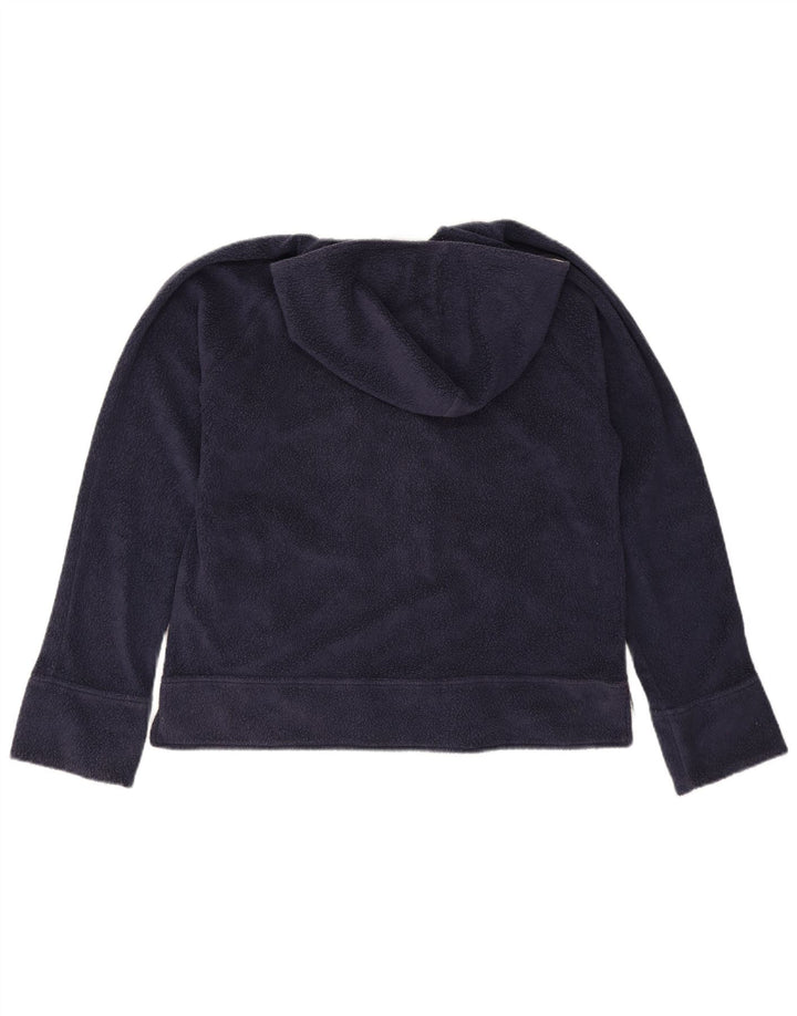 Damska kurtka polarowa z kapturem Nike US 12/14, duży granatowy poliester