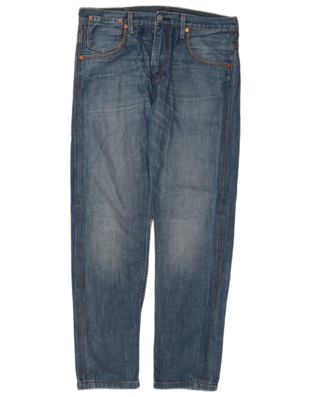 Męskie jeansy Levi's 508 Slim W33 L31 Niebieska bawełna