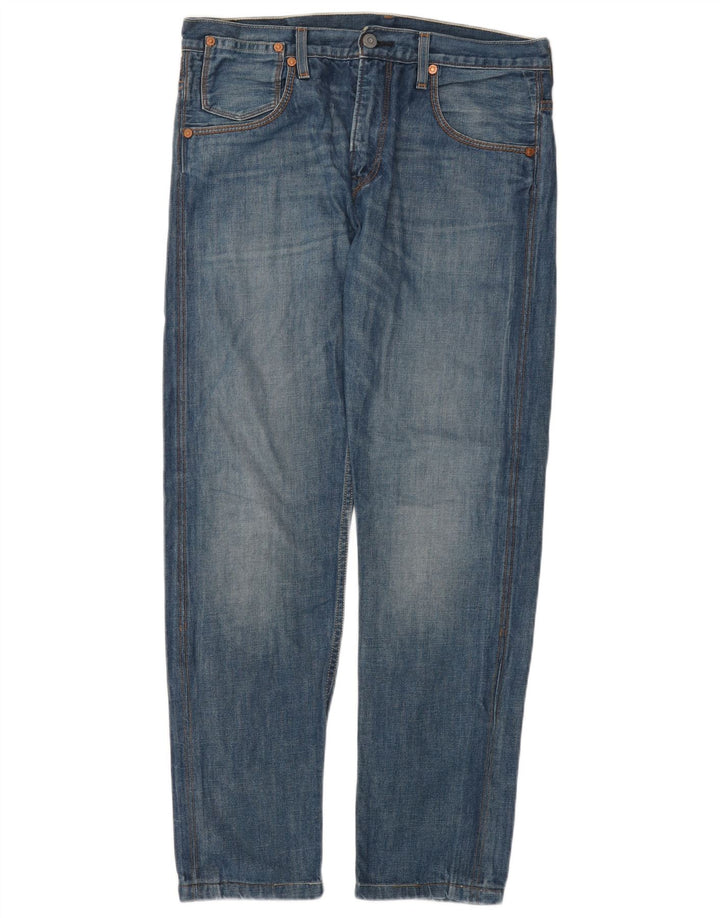 Męskie jeansy Levi's 508 Slim W33 L31 Niebieska bawełna