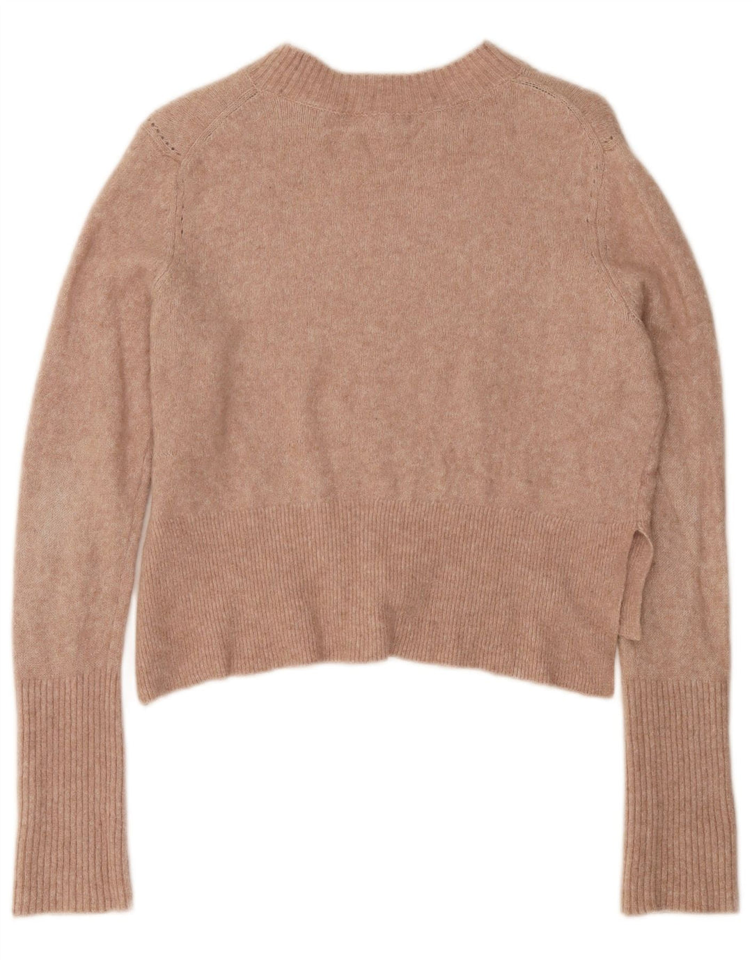 Damski sweter z krótkim rękawem ALL SAINTS z dekoltem w łódkę, UK 14, średni róż