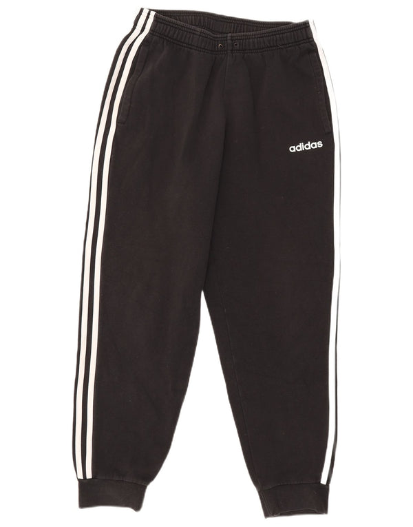 Męskie spodnie dresowe Adidas, średnie czarne, bawełniane