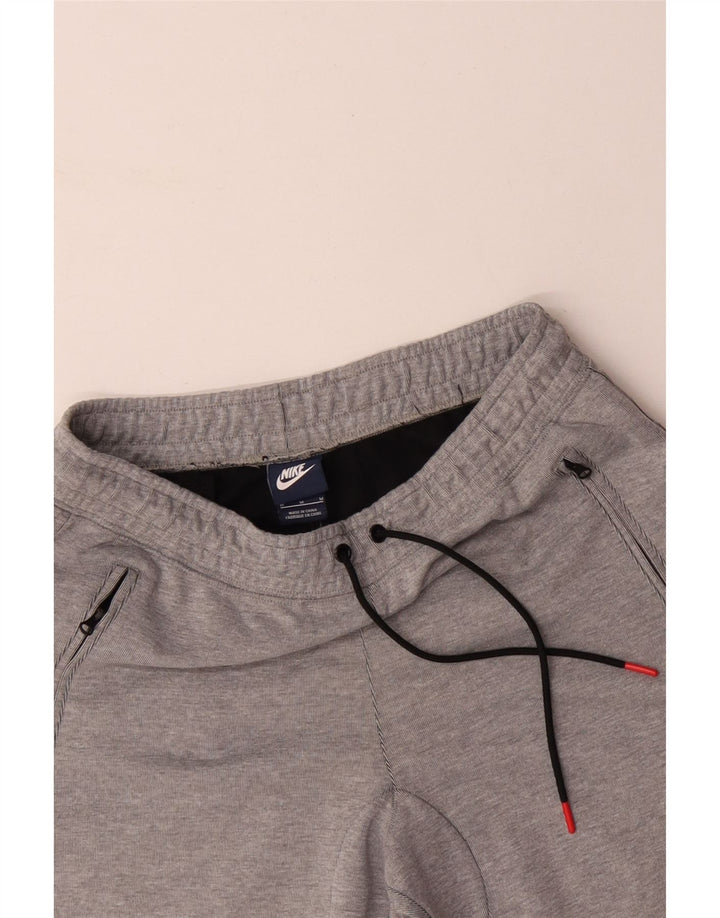 Męskie spodenki sportowe NIKE, średnioszare, bawełniane