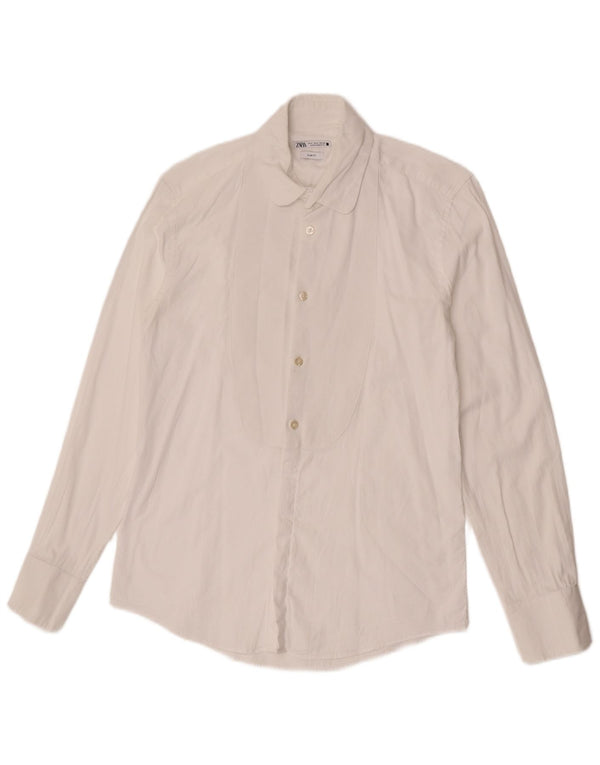 Koszula męska Zara Slim Fit, mała, biała