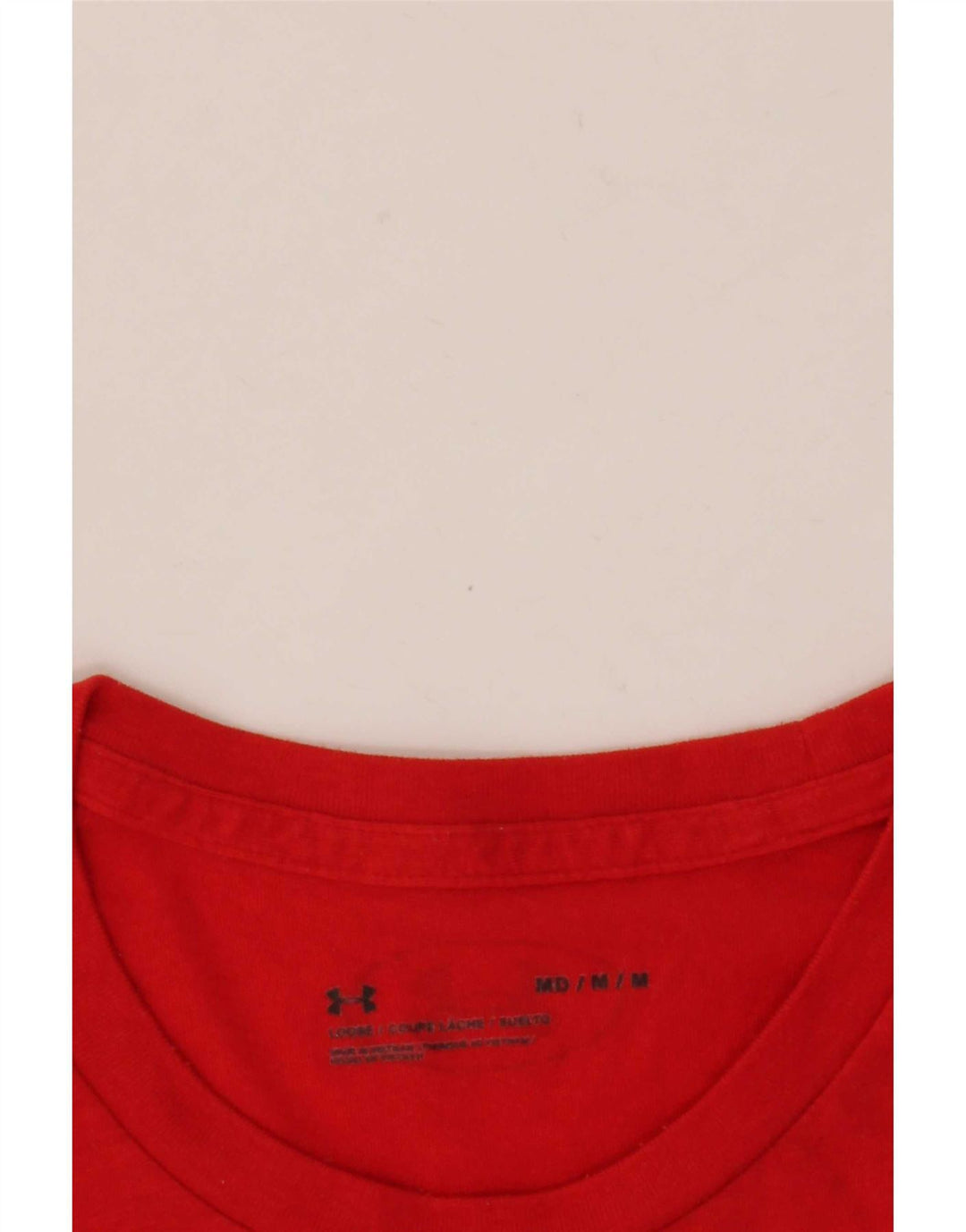 Męski t-shirt z grafiką Under Armour, średni czerwony