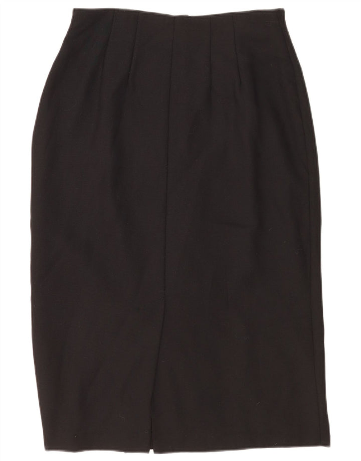 Marks & Spencer Damska spódnica ołówkowa UK 14 Medium W28 Czarny poliester