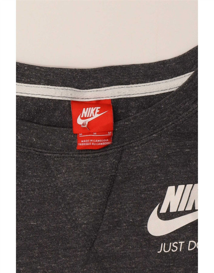 Damska bluza dresowa Nike UK 14, średnioszara, nakrapiana
