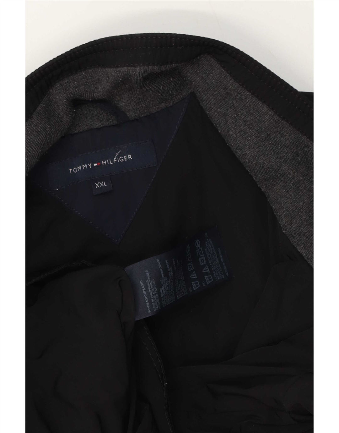 Męska kurtka użytkowa Tommy Hilfiger UK 44 2XL Czarny poliester