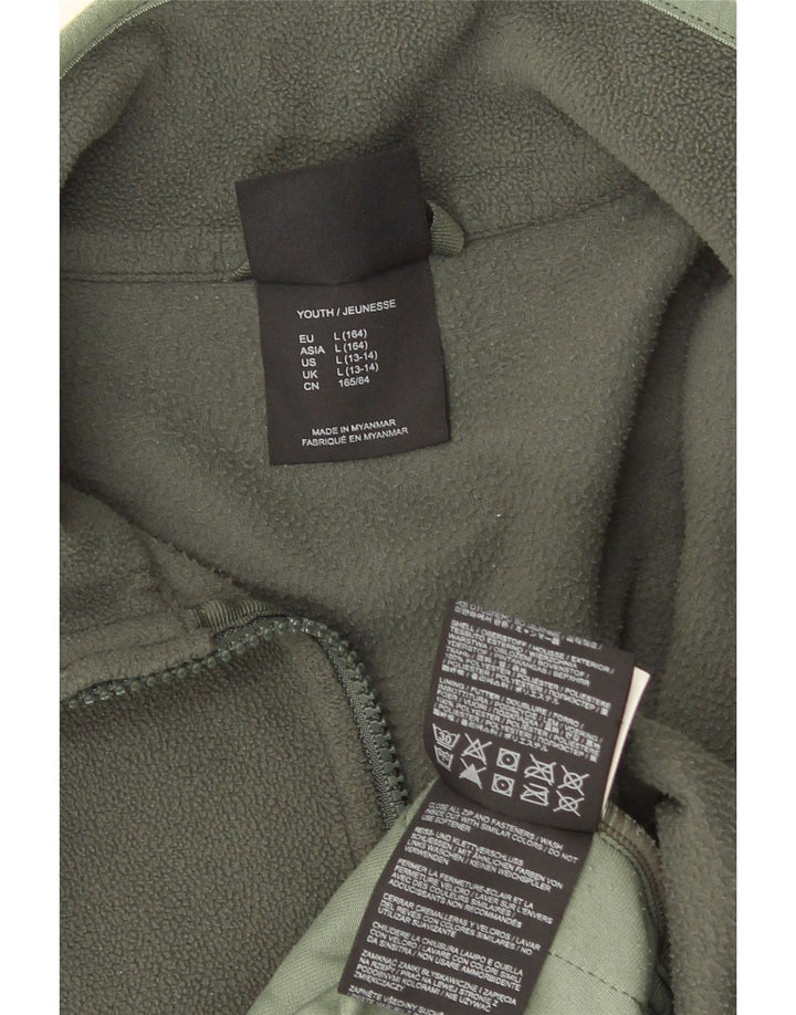 Kurtka polarowa Jack Wolfskin dla dziewczynki 13-14 lat, duża, khaki, poliester