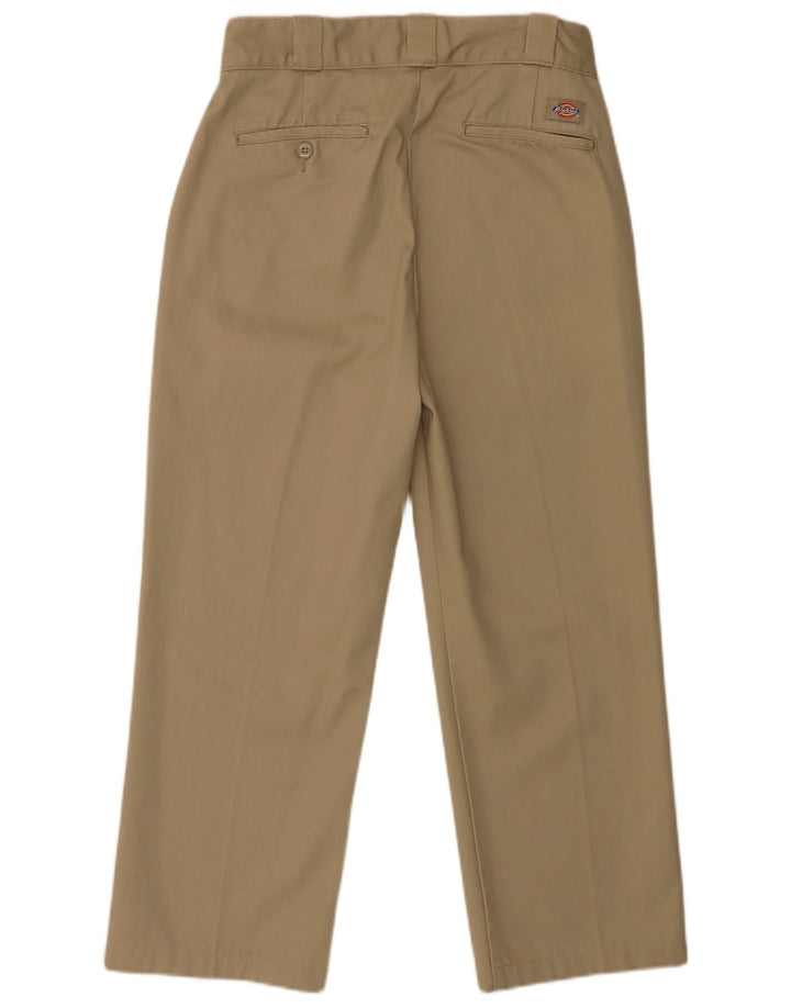 Męskie proste spodnie chino Dickies W28 L25 brązowy poliester